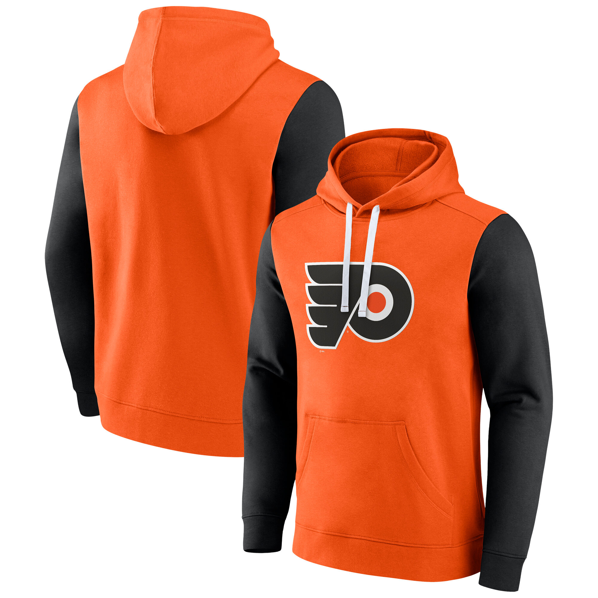 Men's Fanatics Orange Philadelphia Flyers Team Pullover Hoodie